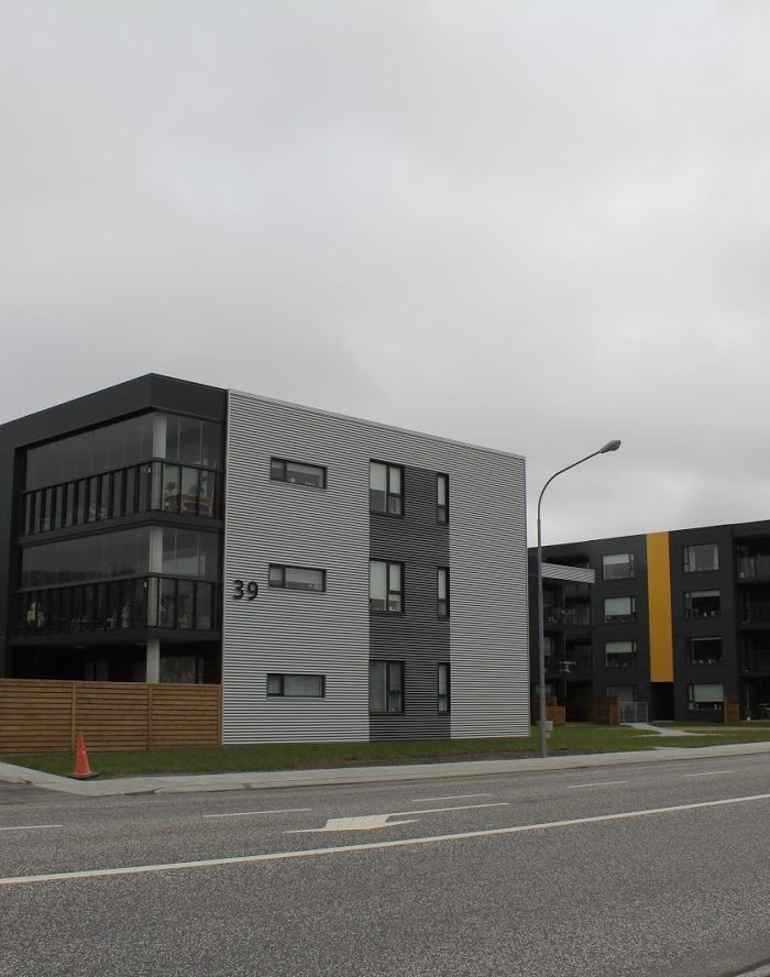 Gebaüdekomplex, Selfoss, Island