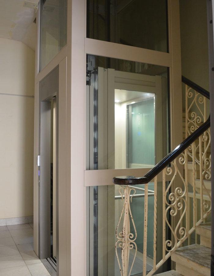 Πανοραμικός Ανελκυστήρας & Μεταλλικό Φρεάτιο σε Κτίριο Κατοικίας, Saint Julians, Μάλτα